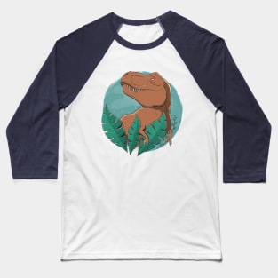 T-Rex Jungle Baseball T-Shirt